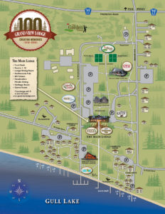 Grandview Lodge Map